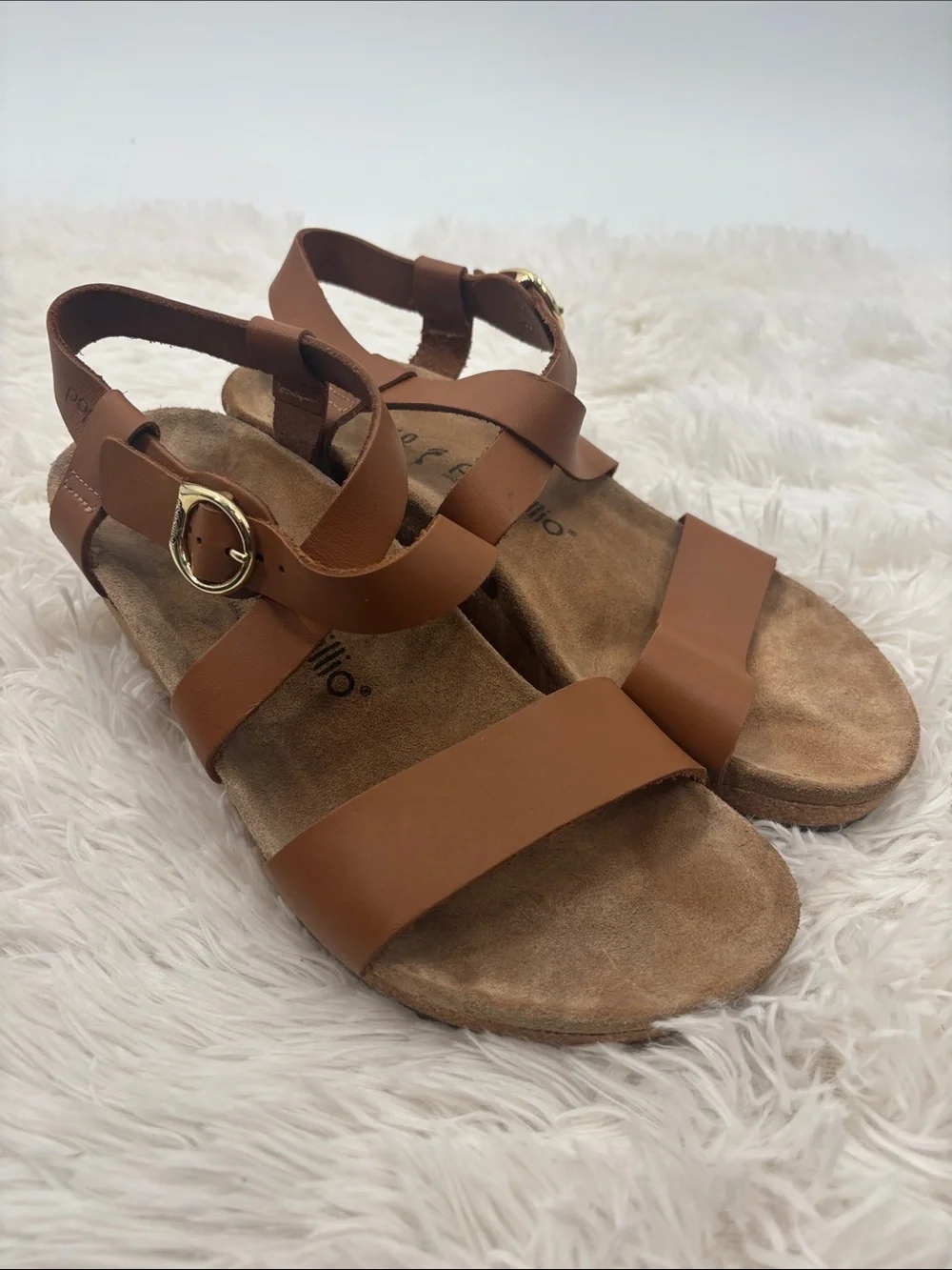 Papillio Birkenstock Wedge Sandals Women’s Size 40 9-9.5 Narrow/Medium Width